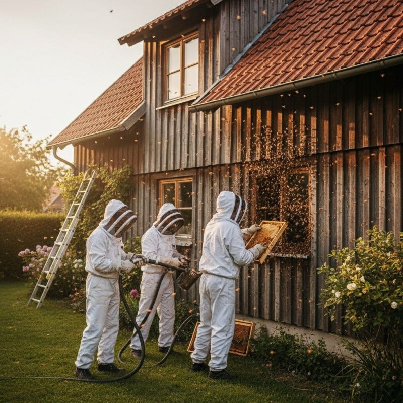 Local Ground Bees Extermination pros at work